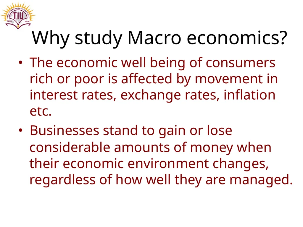 Introduction to Macroeconomics Prepared by: Dr. - slide 4 of 25