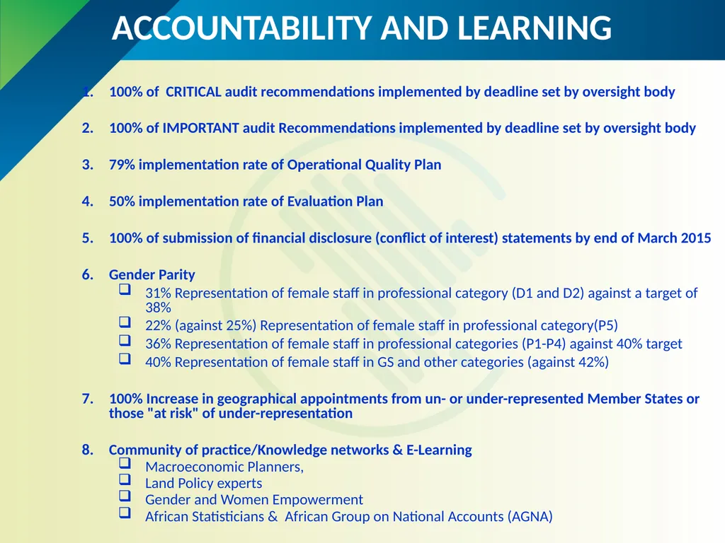 United Nations Economic Commission for Africa - slide 8 of 18