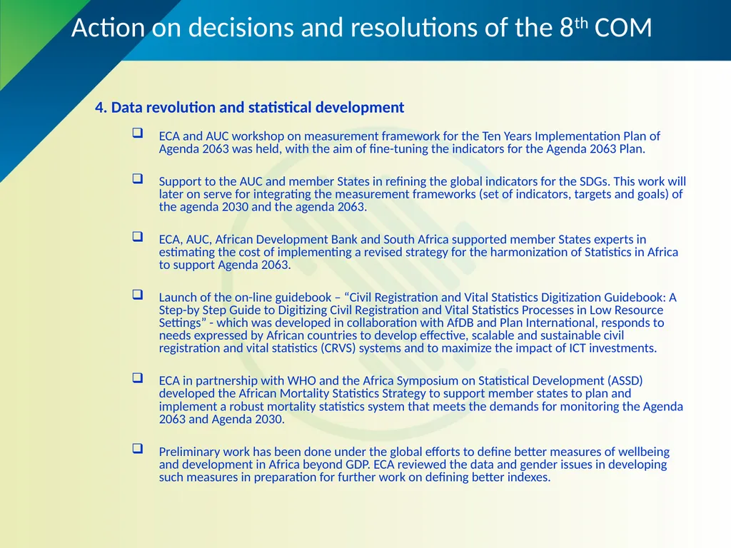 United Nations Economic Commission for Africa - slide 13 of 18