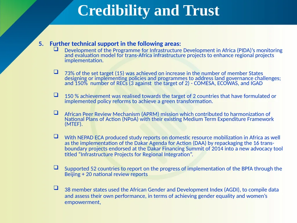 United Nations Economic Commission for Africa - slide 7 of 18