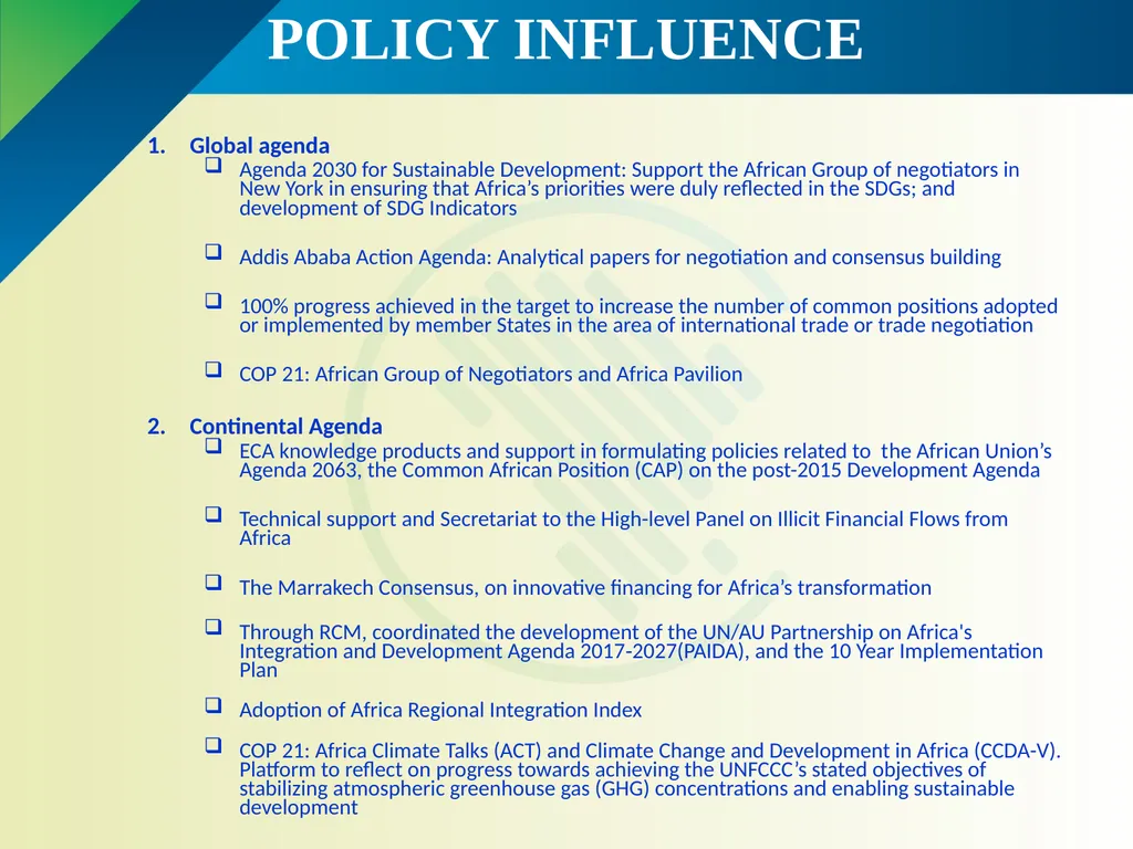 United Nations Economic Commission for Africa - slide 3 of 18