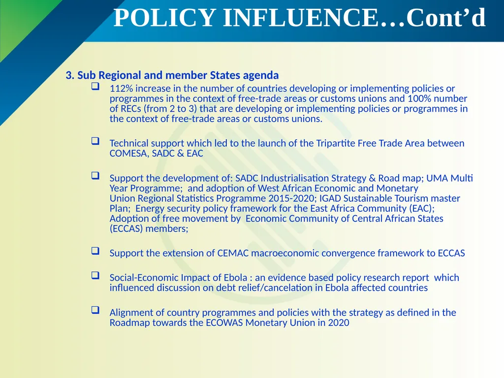 United Nations Economic Commission for Africa - slide 4 of 18
