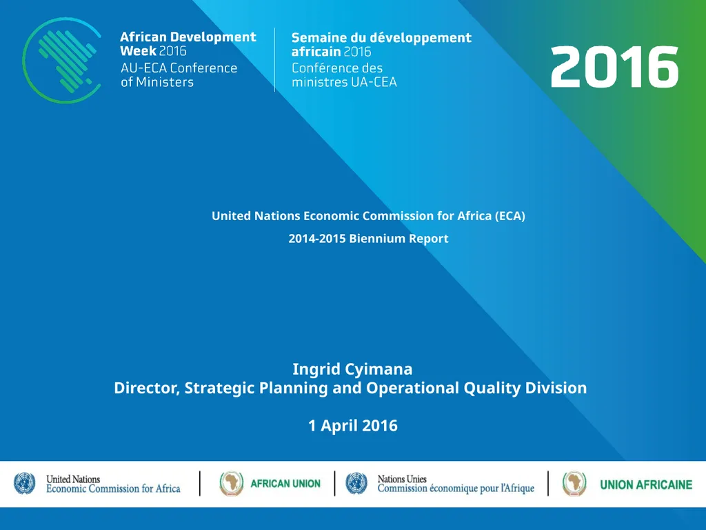 United Nations Economic Commission for Africa - slide 1 of 18