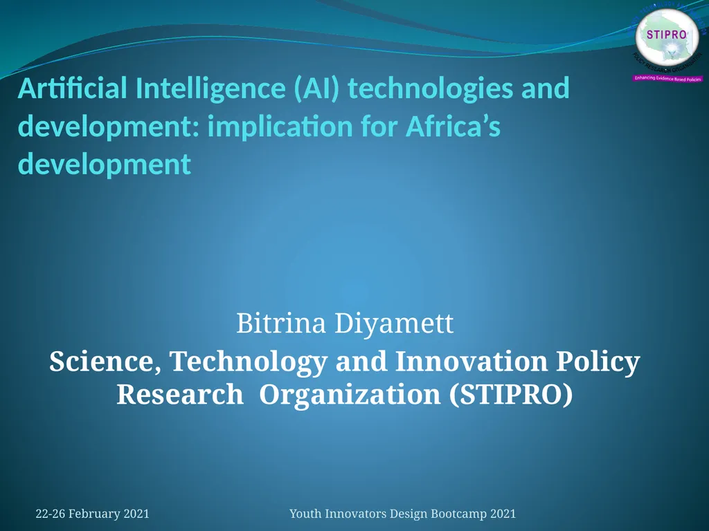 Artificial Intelligence (AI) technologies and