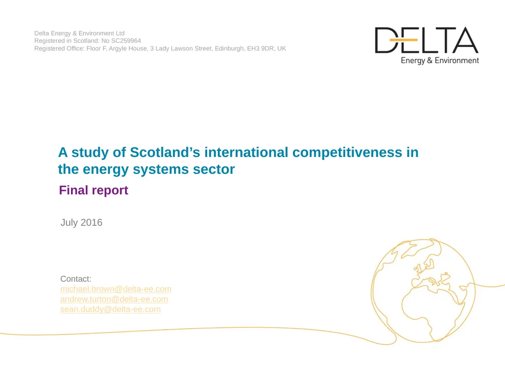 A study of Scotland’s international