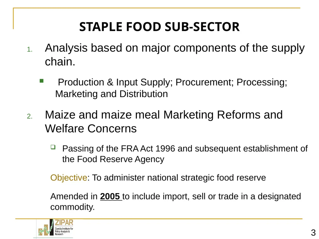 1 Zambia DCR Interim Review - CREW PAC II MEETING - slide 3 of 15