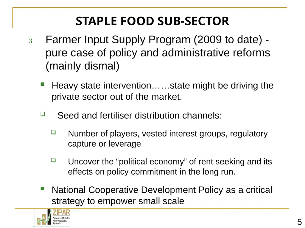 1 Zambia DCR Interim Review - CREW PAC II MEETING - slide 5 of 15