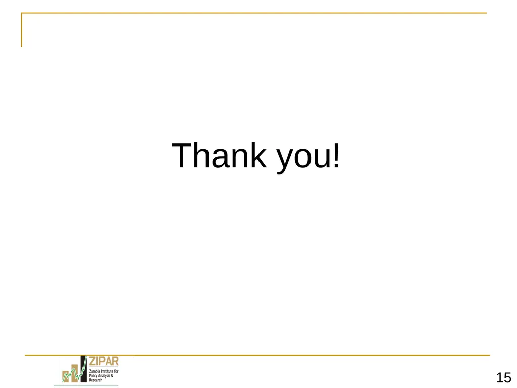 1 Zambia DCR Interim Review - CREW PAC II MEETING - slide 15 of 15
