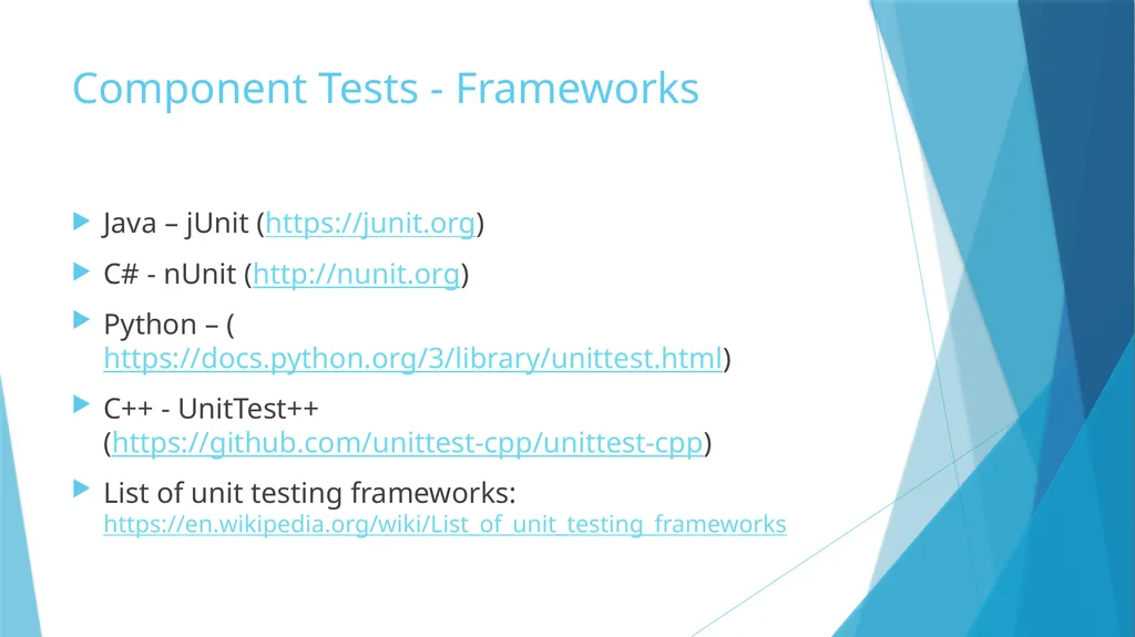 Software Best Practices Christopher Lorton IDM - slide 31 of 58