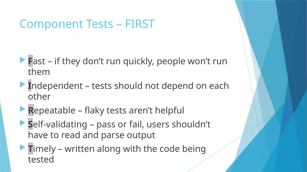 Software Best Practices Christopher Lorton IDM - slide 30 of 58
