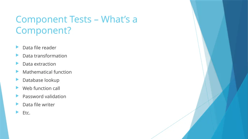 Software Best Practices Christopher Lorton IDM - slide 27 of 58