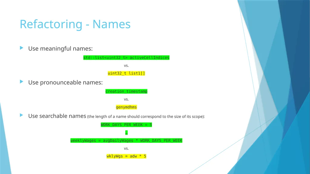 Software Best Practices Christopher Lorton IDM - slide 35 of 58
