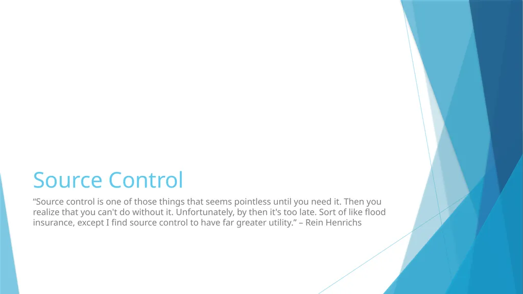Software Best Practices Christopher Lorton IDM - slide 48 of 58