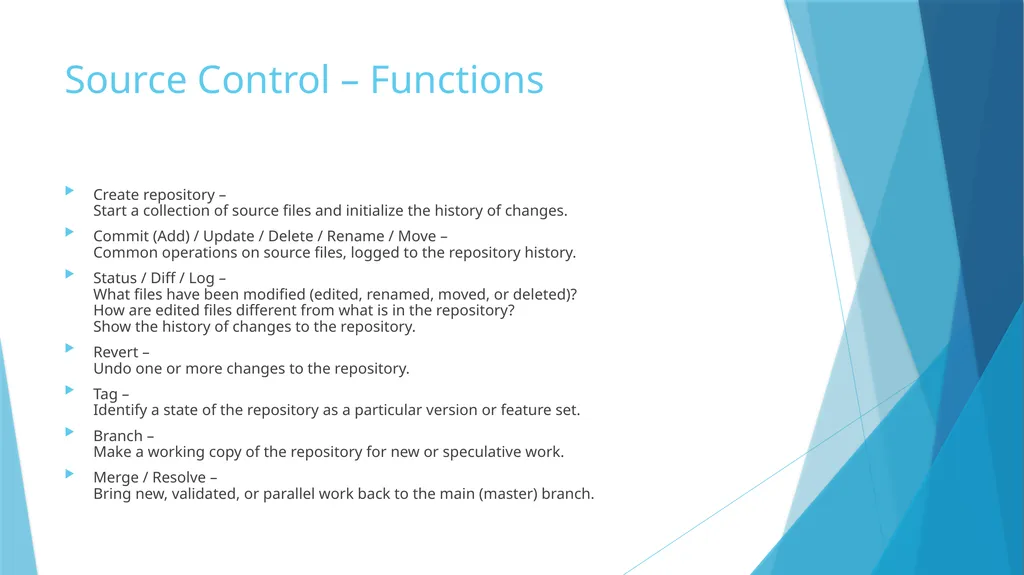 Software Best Practices Christopher Lorton IDM - slide 51 of 58