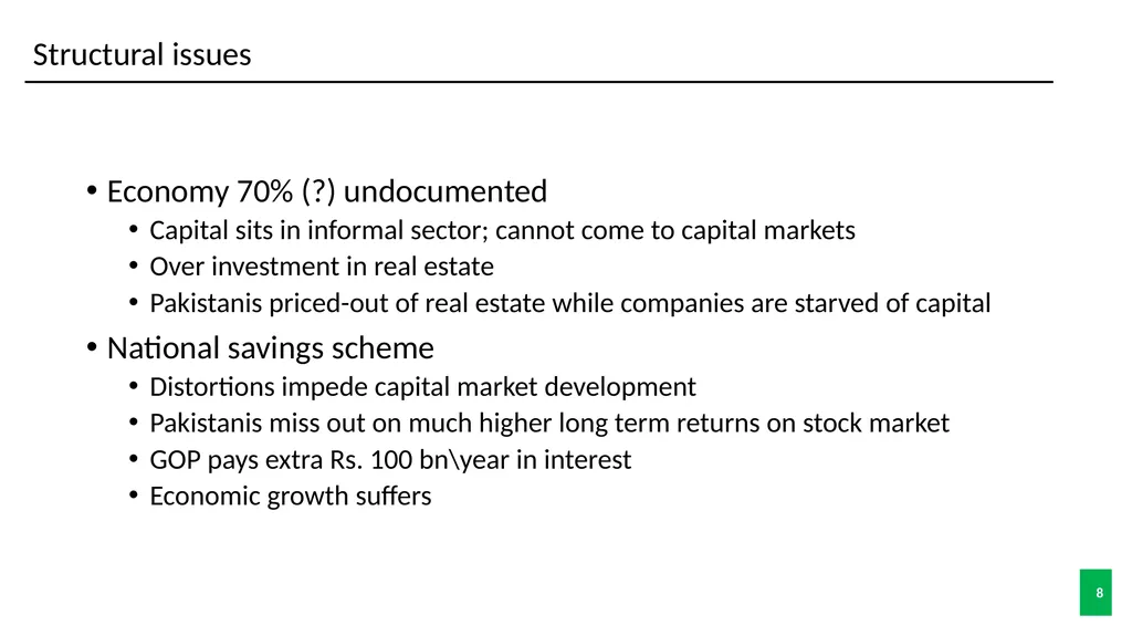 Pakistan Stock Exchange Role of PSX in providing - slide 8 of 10