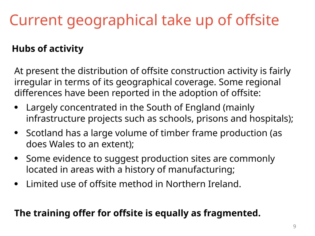 Technology and Skills in the Construction Industry - slide 9 of 24