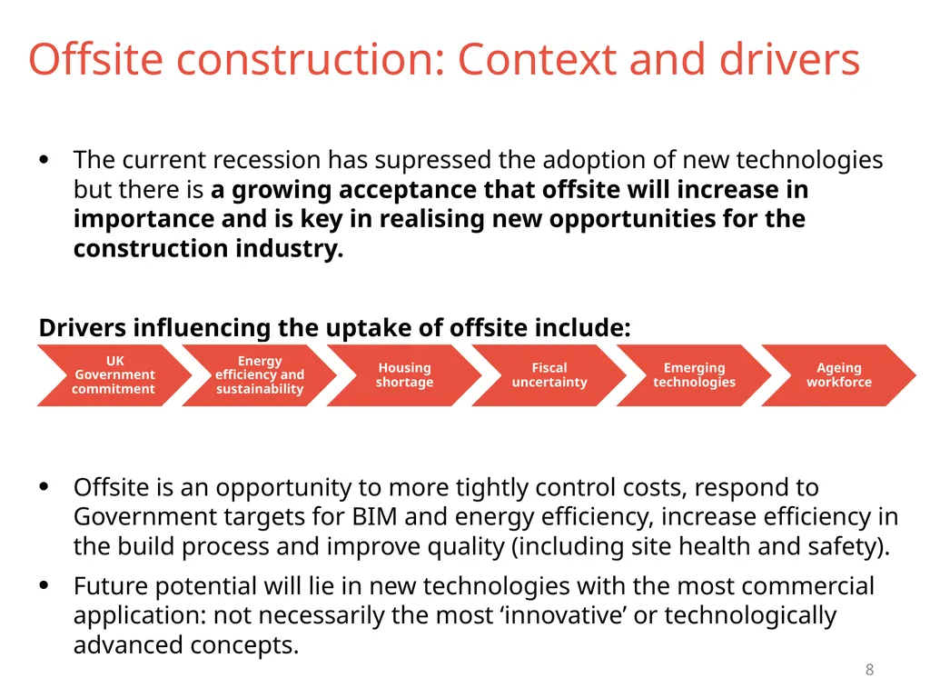 Technology and Skills in the Construction Industry - slide 8 of 24