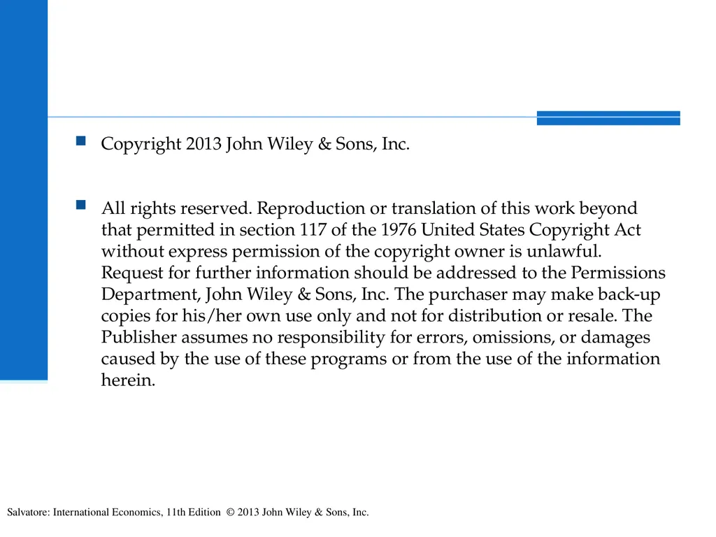 International Economics Tenth Edition Exchange - slide 42 of 42