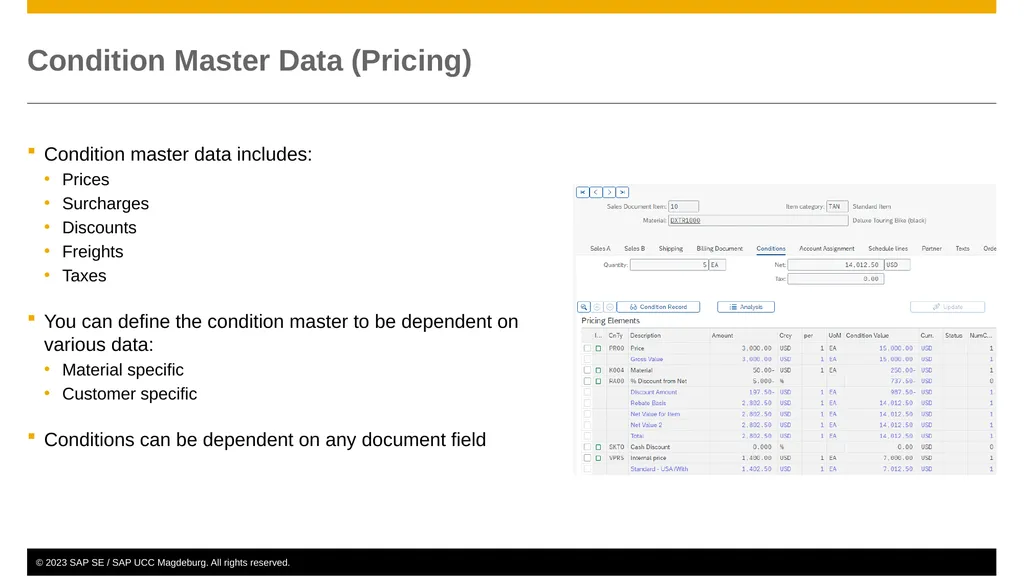 Sales and Distribution (SD) Curriculum: - slide 18 of 46