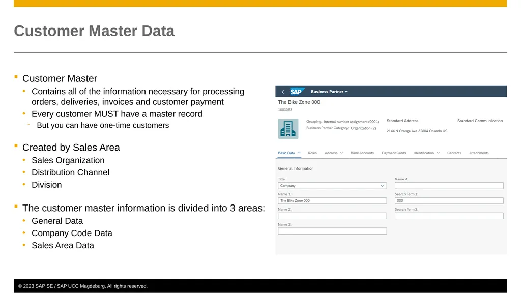 Sales and Distribution (SD) Curriculum: - slide 13 of 46