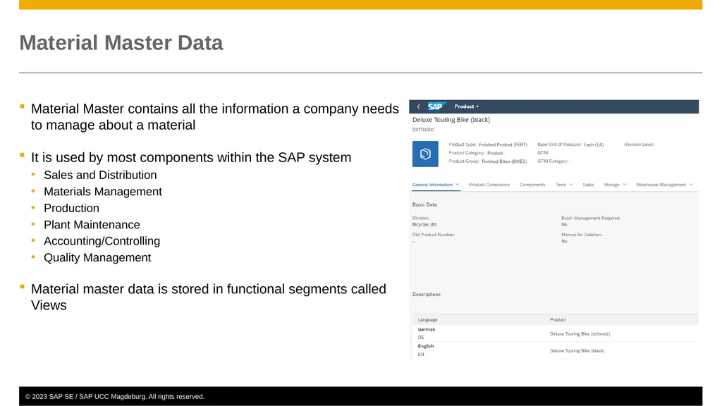 Sales and Distribution (SD) Curriculum: - slide 15 of 46
