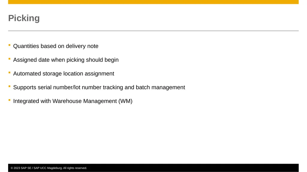 Sales and Distribution (SD) Curriculum: - slide 39 of 46