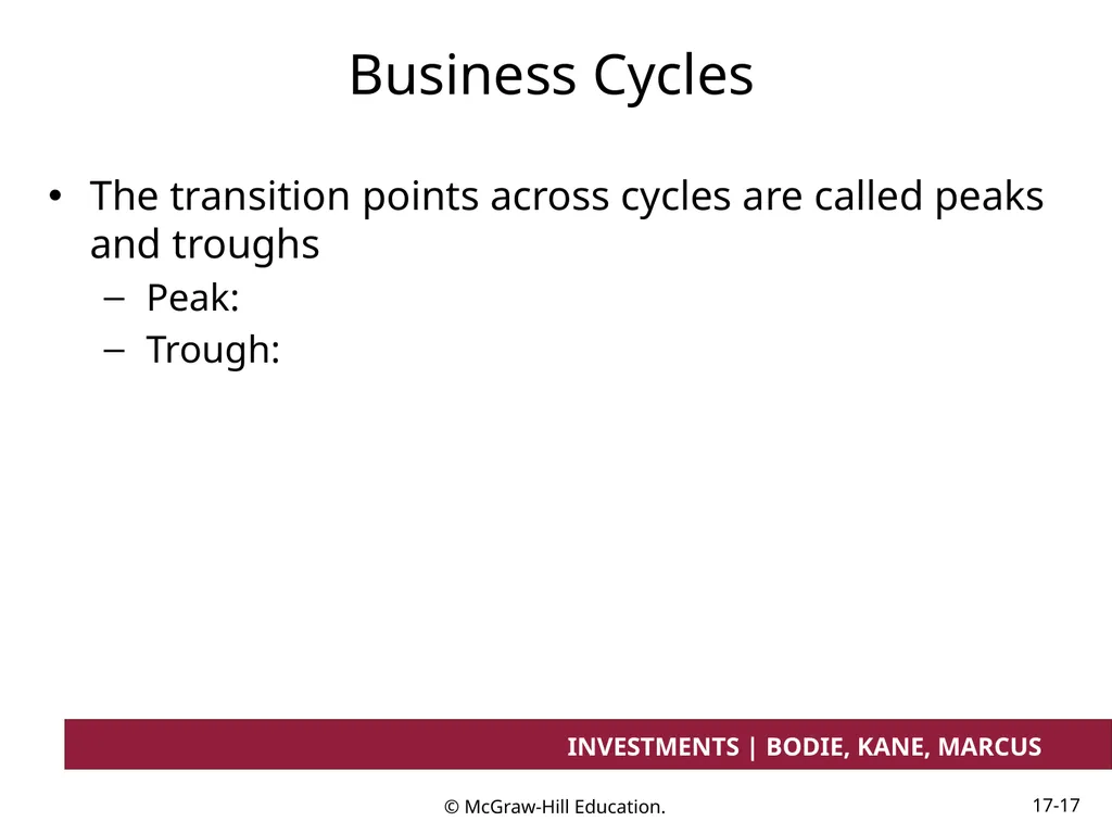Chapter 17 Investment Considerations: - slide 17 of 46