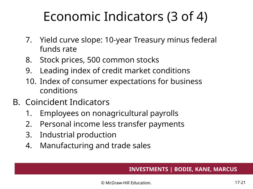 Chapter 17 Investment Considerations: - slide 21 of 46