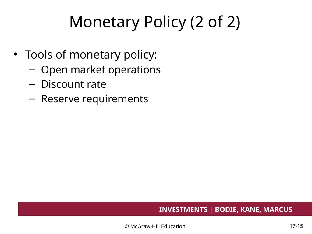 Chapter 17 Investment Considerations: - slide 15 of 46
