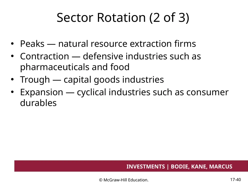 Chapter 17 Investment Considerations: - slide 40 of 46