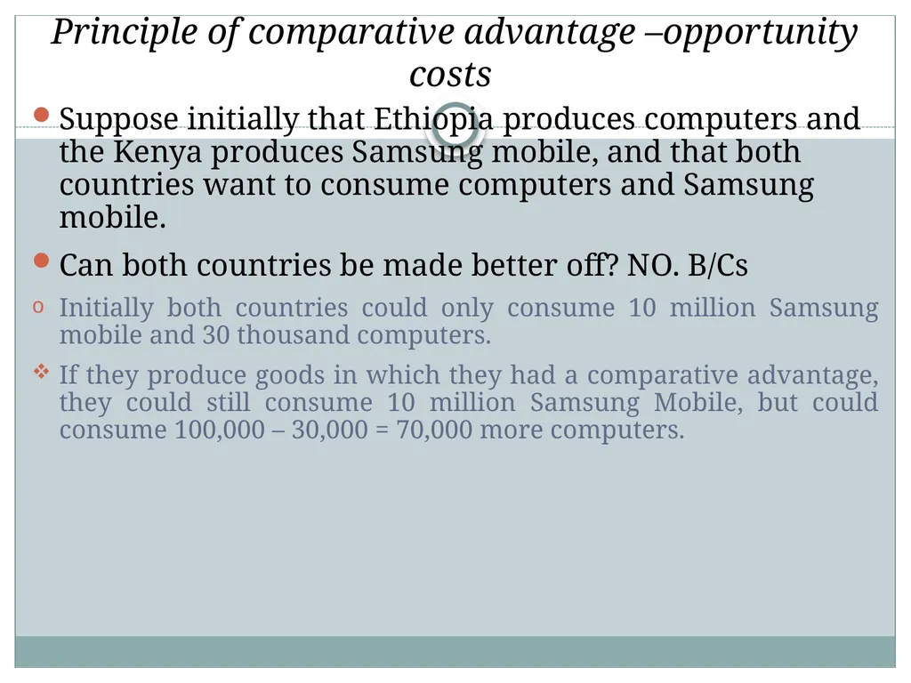 Chapter-Five International Trade Theory and - slide 12 of 52