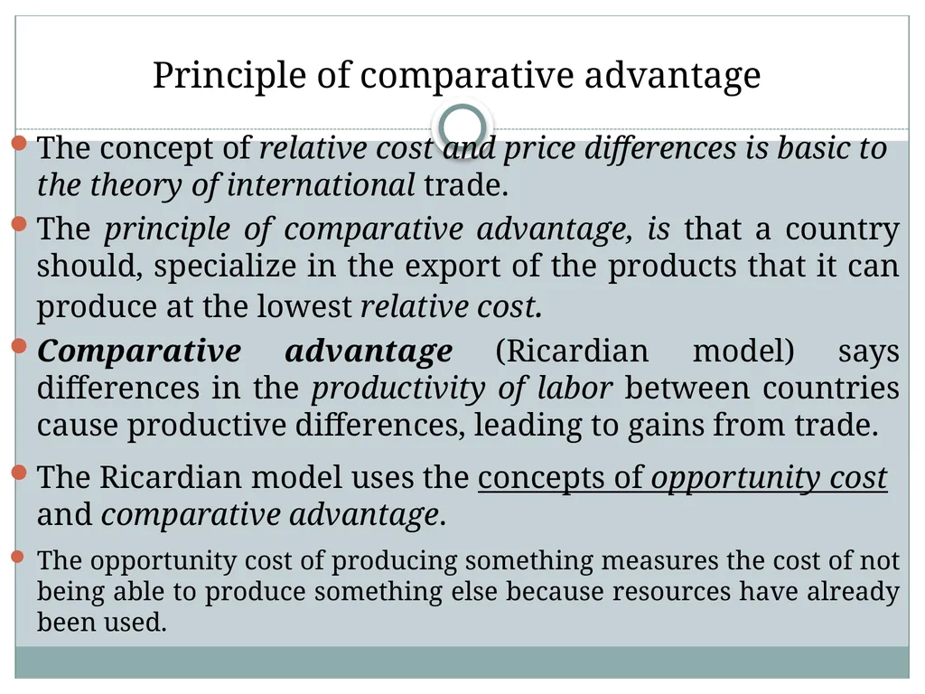 Chapter-Five International Trade Theory and - slide 8 of 52