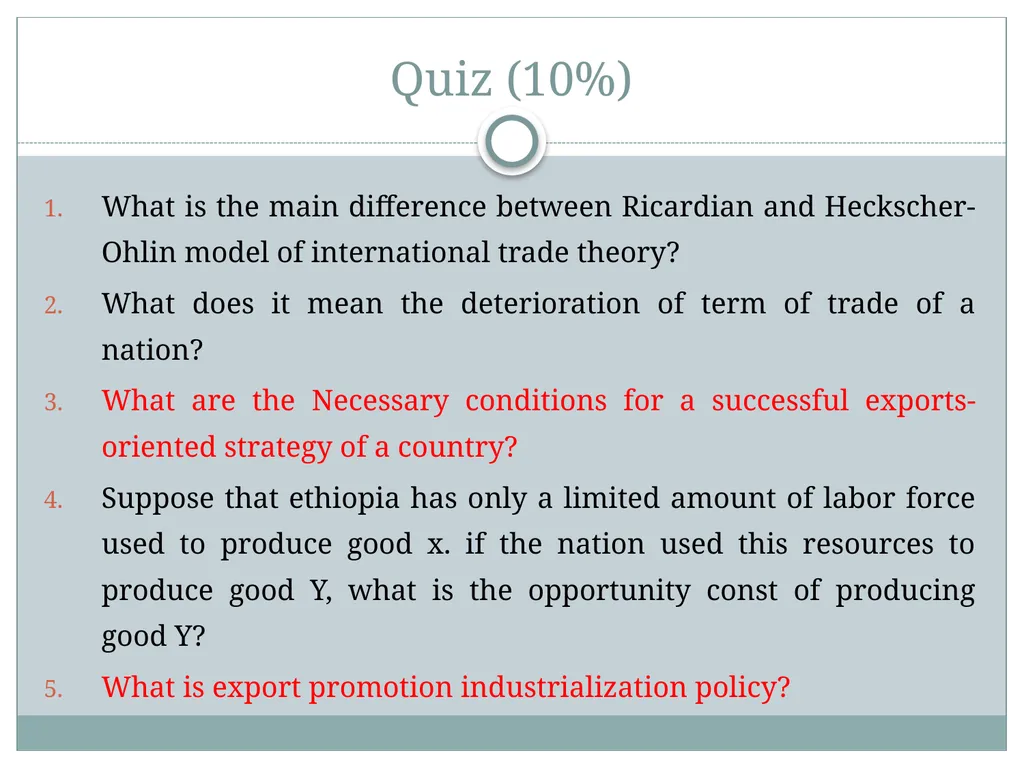 Chapter-Five International Trade Theory and - slide 52 of 52