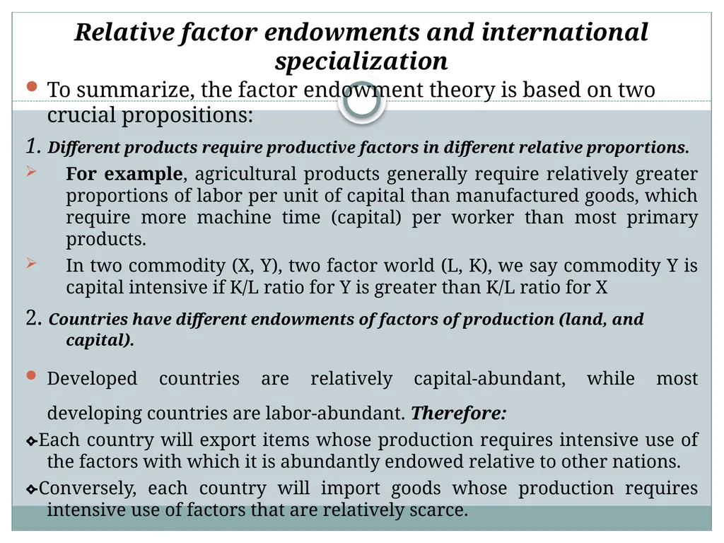 Chapter-Five International Trade Theory and - slide 15 of 52