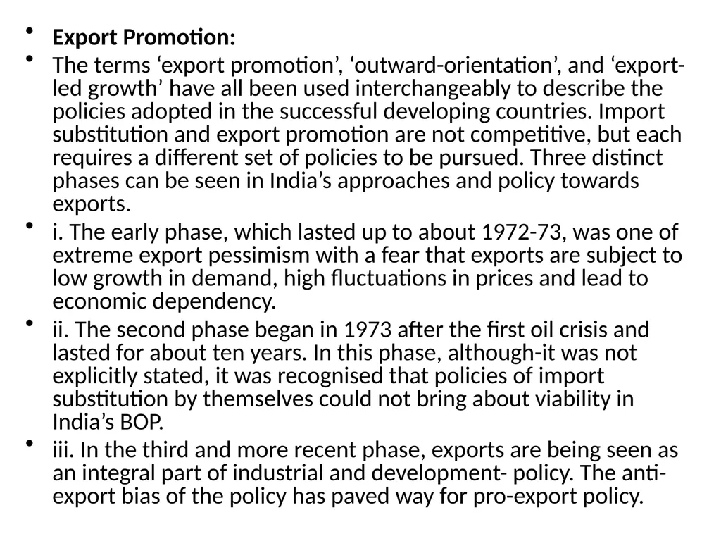 Trade Policy and Regulation in India: Trade - slide 11 of 35