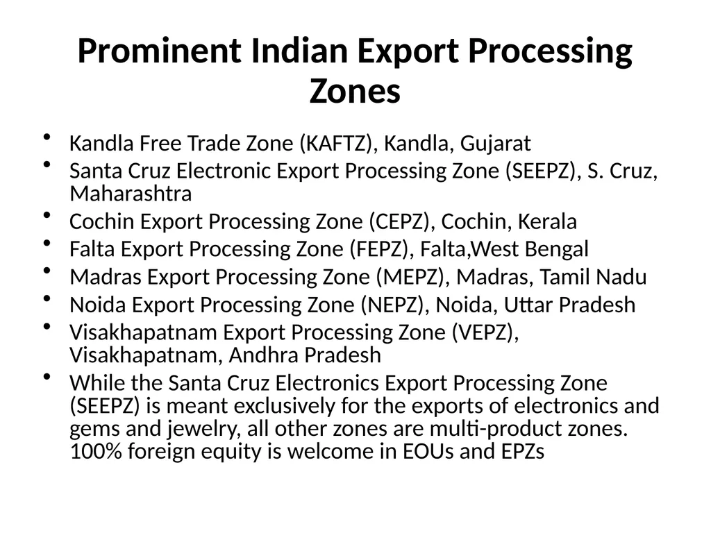 Trade Policy and Regulation in India: Trade - slide 23 of 35