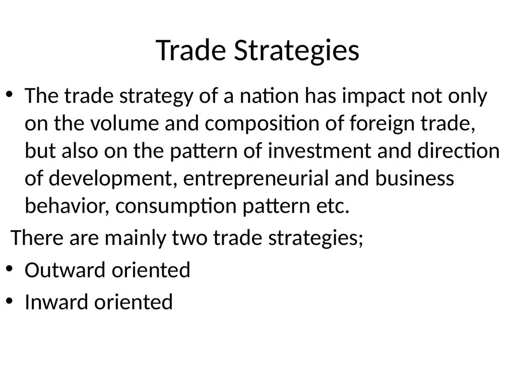 Trade Policy and Regulation in India: Trade - slide 2 of 35
