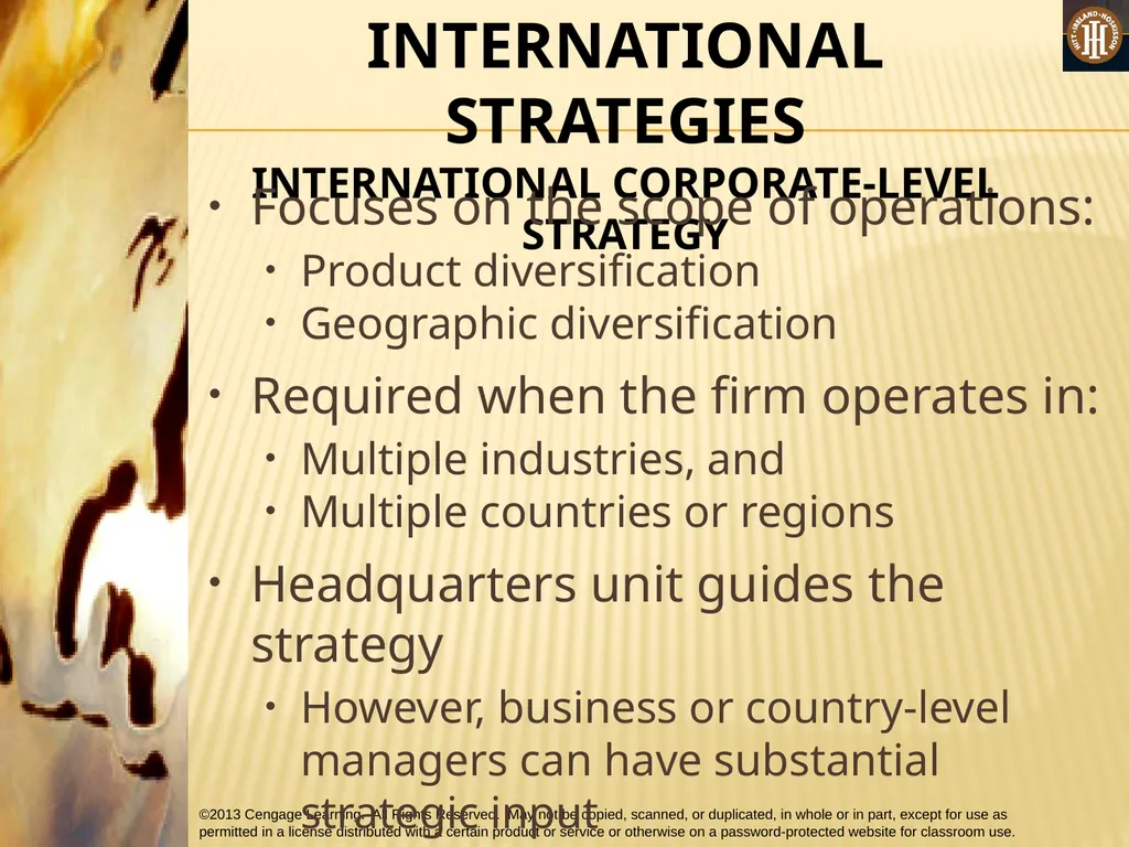 PART 2: STRATEGIC ACTIONS: STRATEGY FORMULATION - slide 32 of 76