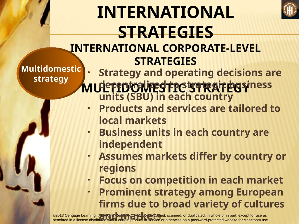 PART 2: STRATEGIC ACTIONS: STRATEGY FORMULATION - slide 34 of 76