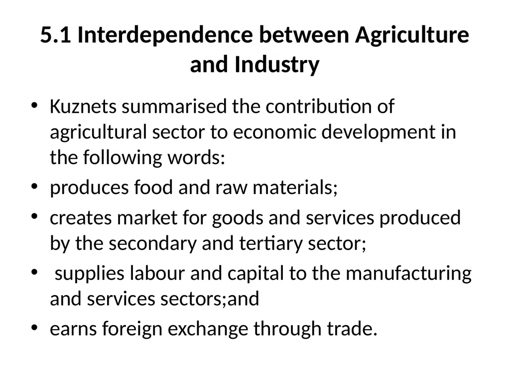 Performance of Agricultural Sector Prepared By Dr. - slide 11 of 12