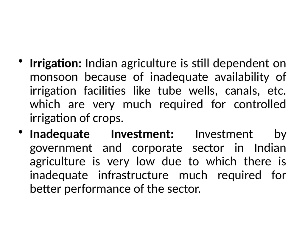 Performance of Agricultural Sector Prepared By Dr. - slide 9 of 12
