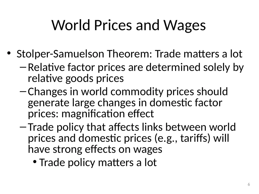 Factor Immobility, Unemployment, Wages, Prices, - slide 5 of 29