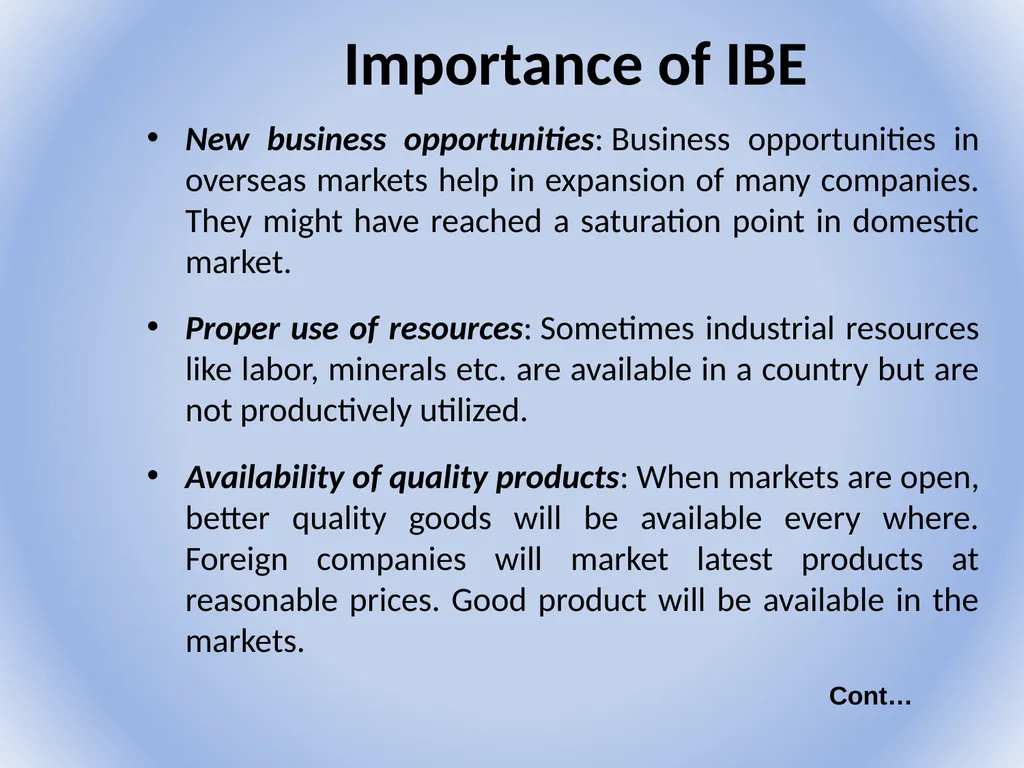 International Business Environment Dr.A.ANTONYRAJ - slide 6 of 26