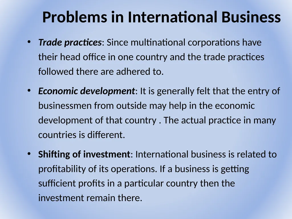 International Business Environment Dr.A.ANTONYRAJ - slide 9 of 26