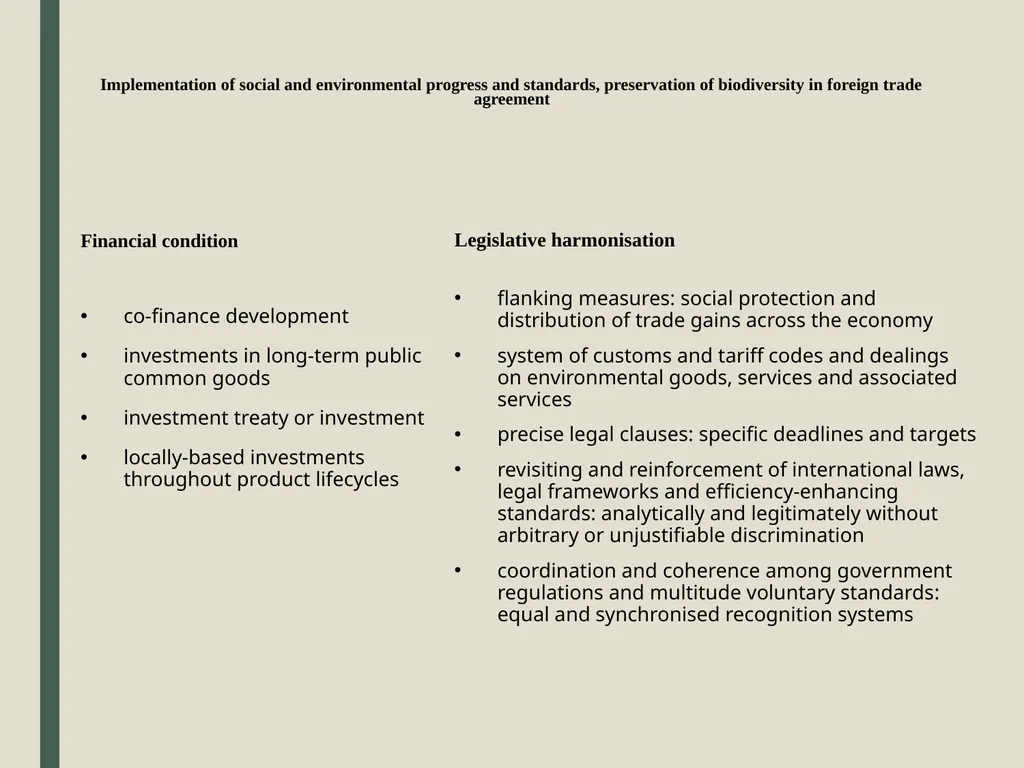 Ratify and Implement the New Measures of Trade - slide 8 of 11