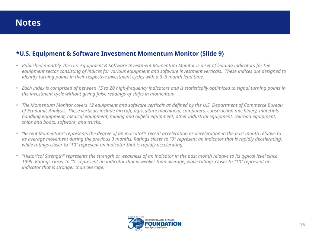 Equipment Leasing & Finance Industry Snapshot - slide 16 of 16