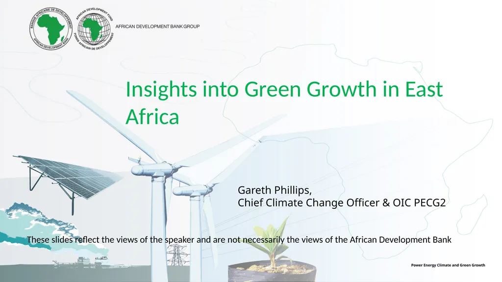 Gareth Phillips, Chief Climate Change Officer & - slide 1 of 9