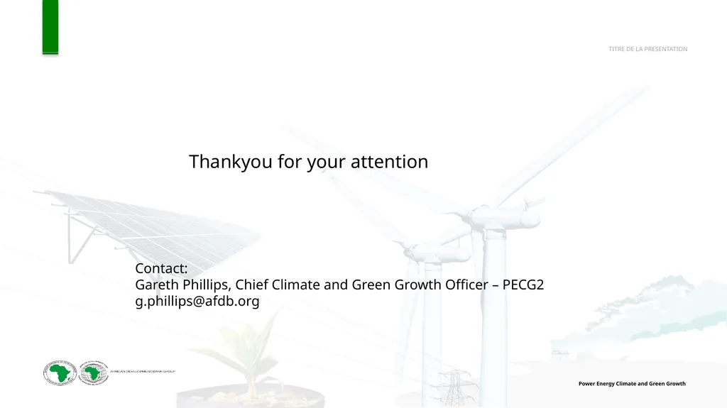 Gareth Phillips, Chief Climate Change Officer & - slide 9 of 9