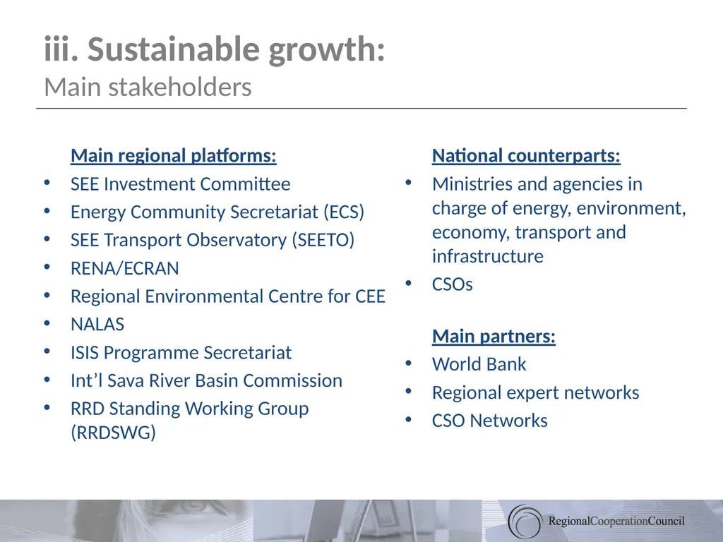 South East Europe 2020 Towards a Regional Growth - slide 35 of 41