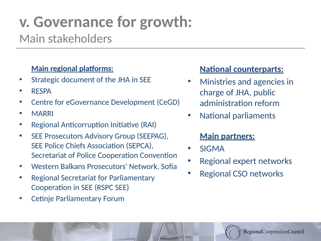 South East Europe 2020 Towards a Regional Growth - slide 40 of 41